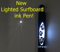 New Lighted Surfboard ink pen !  Daisies design - $11.30