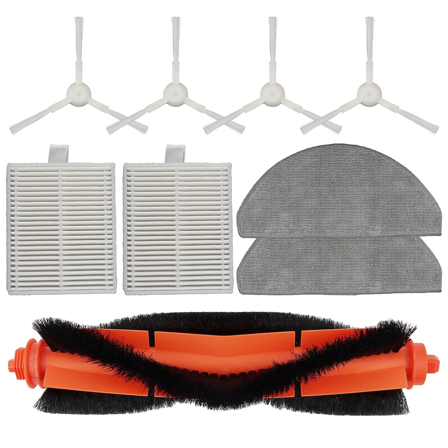 Accessories Kit For E10 E12 B112 Xiaomi Mi Mijia Vacuum Cleaner, 9 Pack Replacem