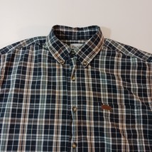 Carhartt Men's Multicolor Cotton Button-Down Collar Casual Check Shirt Size L image 4