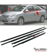 Door Glass Outer Moulding Window Trim For Toyota Vios NCP92 NCP93 + DHL ... - $109.90