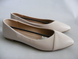 Cociicii Women Size 10 M Beige Ballet Flats Classic Round Toe Pointy Toe... - £12.66 GBP