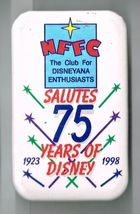 Disney NFFC salutes 75th Years of Disney 1923 to 1998 Pinback Button Pin... - $29.65