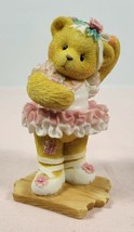 Enesco Cherished Teddies Friendship Keeps Me On My Toes 1996 Mindy Bear Figurine - $8.59