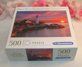 Jigsaw Puzzle Portland Head Light 500 Pieces High Quality 19 1/3"x 14 1/5" - $14.99