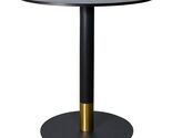 LeisureMod Round Dining Table with MDF Top &amp; Powder-Coated Round Steel B... - $191.10+