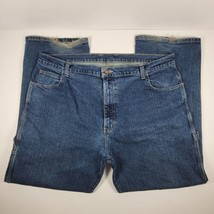 Dickies Jeans Men&#39;s 40x30 Blue Carpenter Relaxed Straight Denim Work Pants - £13.28 GBP