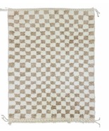 Moroccan Checkered Handknotted Rugs in so amazing colors and design Check - £232.37 GBP