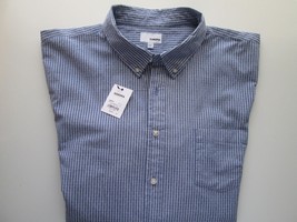 Sonoma Good For Life The Everyday Shirt Button-Down Men Blue Stripes XXL $44  - £17.92 GBP