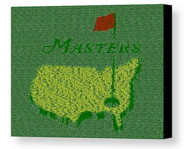 PGA Golf The Masters Winners List WOW Mosaic Framed Print Limited Edition w/COA - £15.28 GBP