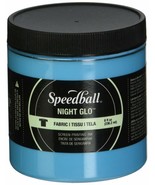 Speedball 047521 Night Glo Screen Printing Ink, 8 fl. oz., Yellow - $19.99