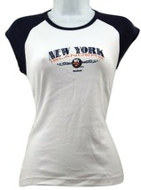 New York Islanders Reebok NHL Hockey Dazzled Women&#39;s Short Sleeve T-Shirt  - £11.57 GBP