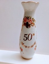 Lefton 50th Anniversary Bud Vase - £9.31 GBP