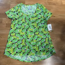 LuLaRoe Irma Tunic Disney Shirt Top Size Large Kermit the Frog Nwt - £10.16 GBP