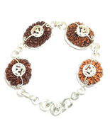 Wealth Bracelet Silver  -  7 ,9 ,11 ,13 Mukhi Nepali Rudraksha - Certified - $1,000.83 CAD