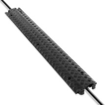 Durable Cable Protection Ramp Cover - Supports 11000lbs Single Channel Heavy Dut - £37.91 GBP