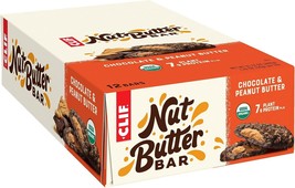 CLIF Nut Butter Bar - Chocolate Peanut Butter - Filled Energy Bars - Non-GMO - U - £30.55 GBP