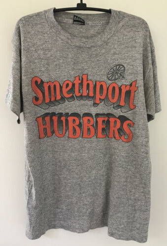 Fruit of The Loom Smethport Hubbers Gray Graphic T Shirt Medium - £799.57 GBP