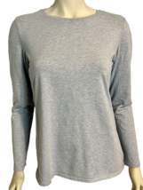 J.Jill Pure Jill Light Blue Crew Neck Long Sleeve T Shirt Size S - £18.59 GBP