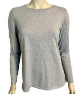 J.Jill Pure Jill Light Blue Crew Neck Long Sleeve T Shirt Size S - $23.74