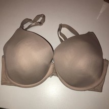 Pink Victoria’s Secret 32DD Wear Everywhere ￼￼T-shirt Bra Lightly Lined Beige - £5.20 GBP