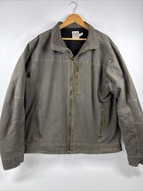 Cinch Western Jacket Men's XL Brown Twill Canvas Heavyweight Cowboy Full... - $50.00