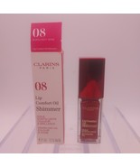 Clarins Lip Comfort Oil Shimmer .2oz BURGUNDY WINE 08 - €14,41 EUR