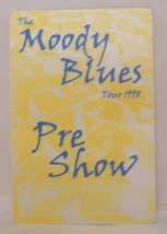 THE MOODY BLUES - VINTAGE ORIGINAL CONCERT TOUR CLOTH BACKSTAGE PASS - $186.40 MXN