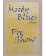 THE MOODY BLUES - VINTAGE ORIGINAL CONCERT TOUR CLOTH BACKSTAGE PASS - $185.64 MXN