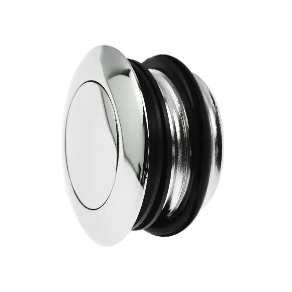 Motorcycle Black Chrome Fuel Gas Oil Cap Fuel Gas Tank Cover  Harley ter 883 120 - £144.74 GBP