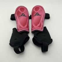 Brava Soccer Youth Shin Guards Stirrup Style Pink XS for Height 3&#39;-11&quot; t... - $7.91