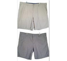 S/2 Columbia Mens Chino 10&quot; Shorts 44 Outdoor Modern Classic Washed Out Tan Gray - £22.49 GBP