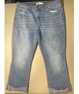 Signature Gold Levi Strauss Mid Rise Capri Women’s 14 W32 Blue - $891.02 MXN