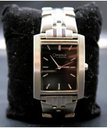 Caravelle BULOVA Men&#39;s Quartz Black Dial Silver Tone Band Watch Works Ke... - €51,62 EUR