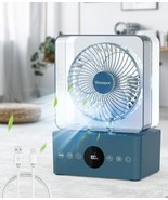Portable Air Conditioners Cooling Fan with 3600mah battery, Quiet with 3... - $707.38 MXN