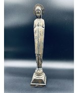 Virgin Mary Madonna Tall With Halo Bronze Look Finish 14 1/2” - $593.55 MXN