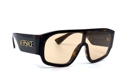New Versace VE4439 108/73 Havana Light Brown Authentic Sunglasses - £228.30 GBP