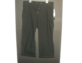 NEW Lauren Ralph Lauren Crops Capris Pants Size 16 Black 25&quot; Inseam - £29.59 GBP
