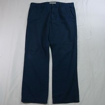 Life After Denim 36 x 30 Navy Blue Straight Leg Chino Pants - £19.97 GBP