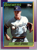 1990 Topps 538 Bill Spiers  Milwaukee Brewers - $0.99