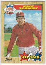 G) 1987 Topps Baseball Trading Card - Mike Schmidt #597 - $1.97