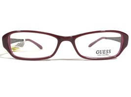 Guess GU2203 BU Eyeglasses Frames Red Purple Rectangular Cat Eye 51-15-135 - $46.54