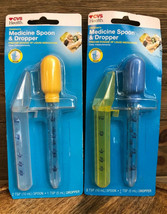 (Lot Of 2) CVS Health Medicine Spoon and Dropper - Colors May Vary - £6.84 GBP