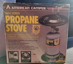 American Camper Single Burner Propane Trail Stove Survival Gear Model 1062 - £16.06 GBP