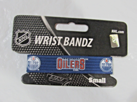 NHL Edmonton Oilers Wrist Band Bandz Officially Licensed Size Small by S... - £13.38 GBP