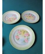 Antique Rs Prussia 3 Large Plates Floral 9 3/4"  Signed ^^ - $74.25