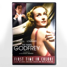 My Man Godfrey (DVD, 1936, Colorized &amp; B&amp;W) Like New !    Carole Lombard - £9.52 GBP