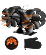 Fireplace Stove Fan Heat Powered for Stove/Pellet/Log Burner/Fireplace 1... - €49,50 EUR