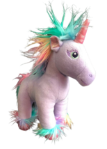 Build a Bear Workshop Purple Rainbow Enchanted Plush Unicorn with Sound - £18.15 GBP