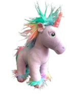 Build a Bear Workshop Purple Rainbow Enchanted Plush Unicorn with Sound - $23.17