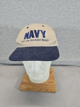 Navy Let The Journey Begin Ballcap Hat Adjustable (X3) - £6.21 GBP